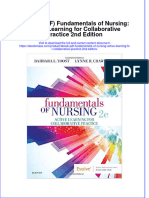 Ebook PDF Fundamentals of Nursing Active Learning For Collaborative Practice 2nd Edition
