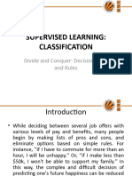 Supervised Learning-Classification Part-4 Divide and Conquer