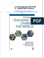 Teaching To Change The World 5th Edition Ebook PDF Version