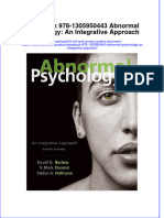 Etextbook 978 1305950443 Abnormal Psychology An Integrative Approach