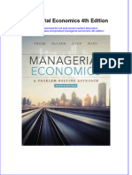 Managerial Economics 4th Edition