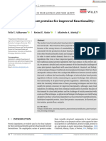 Comp Rev Food Sci Food Safe - 2021 - Akharume - Modification of Plant Proteins For Improved Functionality A Review