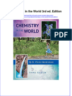 Chemistry in The World 3rd Ed Edition