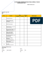 Checklist Kelengkapan Administrasi Dokumen Pembangunan Apbdes 2023