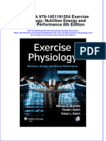 Etextbook 978 1451191554 Exercise Physiology Nutrition Energy and Human Performance 8th Edition