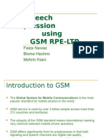 Speech Compression Using GSM