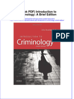 Ebook PDF Introduction To Criminology A Brief Edition