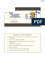 13 Exploitation des Mines Souterraines_Chap 13 Caracteristiques des Methodes d'exploitation a Haut Rendement