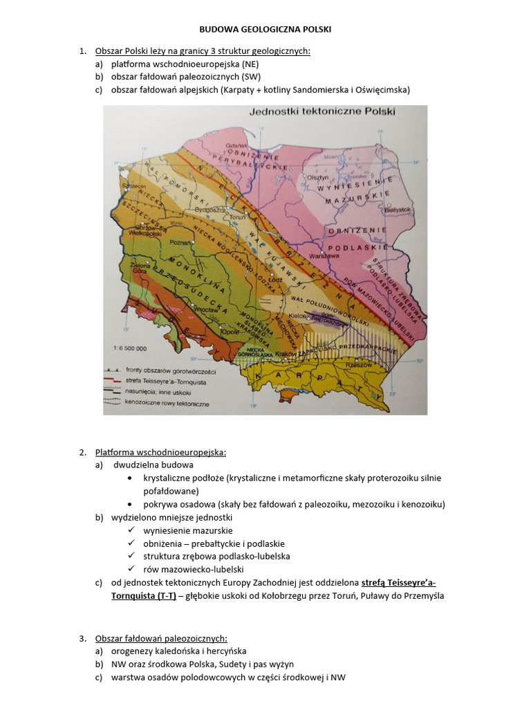 Budowa Geologiczna Polski PDF