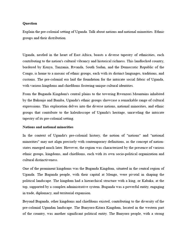 Ronald Precolonial PDF Uganda Dances