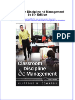 Classroom Discipline ND Management 5e 5th Edition