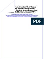 Classroom Instruction That Works Research Based Strategies For Increasing Student Achievement 2nd Edition 2nd Edition Ebook PDF