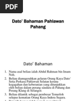 Dato' Bahaman Pahlawan Pahang