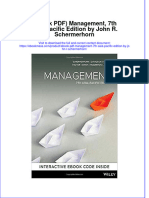Ebook PDF Management 7th Asia Pacific Edition by John R Schermerhorn