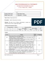 Maths 1 Syllabus