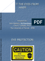 HSE Protect Eyes From Harm Eyes Safety