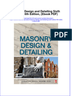 Masonry Design and Detailing Sixth Edition 6th Edition Ebook PDF