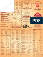 Radhe Mumbai Menu 13-9-2022