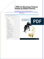 Etextbook PDF For Business Finance 1st Australian by Robert Parrino