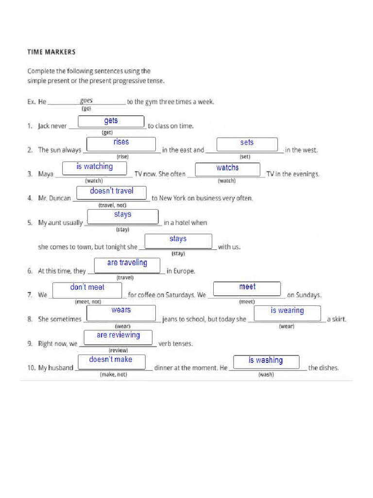 Worksheets english pdf