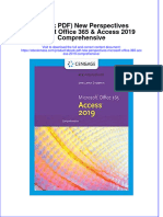 Ebook PDF New Perspectives Microsoft Office 365 Access 2019 Comprehensive