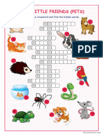 Pets #2 (Crossword Puzzle)