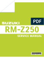 SUZUKI RM-Z 250 Service Manual 11 To 18 (Incluye Showa SFF Spring Fork)