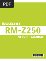SUZUKI RM-Z 250 Service Manual 11 To 18 (Incluye Showa SFF Spring