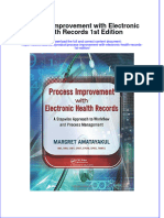 Process Improvement With Electronic Health Records 1st Edition