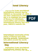 International Literacy Day