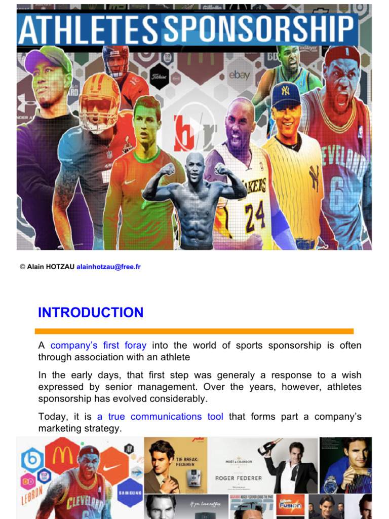 Athletes.sponsorship PDF Sports Adidas