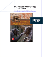 Ebook PDF Physical Anthropology 12th Edition