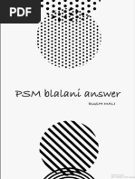 PSM Bhalani Answer