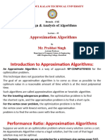 Lecture 35 Aproximation Algorithms