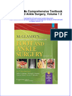 Mcglamrys Comprehensive Textbook of Foot and Ankle Surgery Volume 1 2