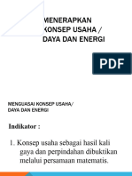 1a MENERAPKAN KONSEP USAHA, DAYA DAN ENERGI