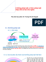 Chương 6. Hệ Thống PL, ý Thức PL, Pháp Chế XHCN