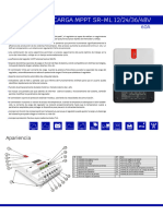 Ficha Tecnica Regulador MPPT SR ML 12 24 36 48 60a