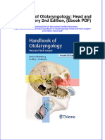 Handbook of Otolaryngology Head and Neck Surgery 2nd Edition Ebook PDF