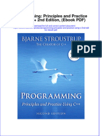 Programming Principles and Practice Using C 2nd Edition Ebook PDF