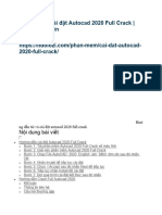 Hướng dẫn cài đặt Autocad 2020 Full Crack