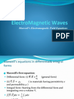 Electromagnetic Waves: Maxwell'S Electromagnetic Field Equations