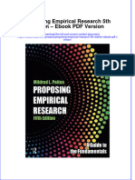 Proposing Empirical Research 5th Edition Ebook PDF Version