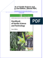 Handbook of Vanilla Science and Technology 2nd Edition Ebook PDF