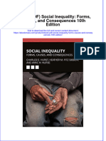 Ebook PDF Social Inequality Forms Causes and Consequences 10th Edition