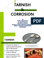 Tarnish and Corrosion