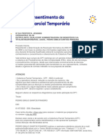 Carta de Consentimento Cobertura Parcial