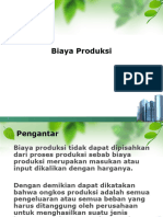 Analisis Biaya Produksi