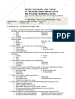 Soal Prakarya Usbn 2020-2