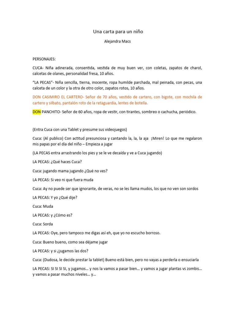 Una Carta para Un Niño | PDF | Correo | Comunicación escrita